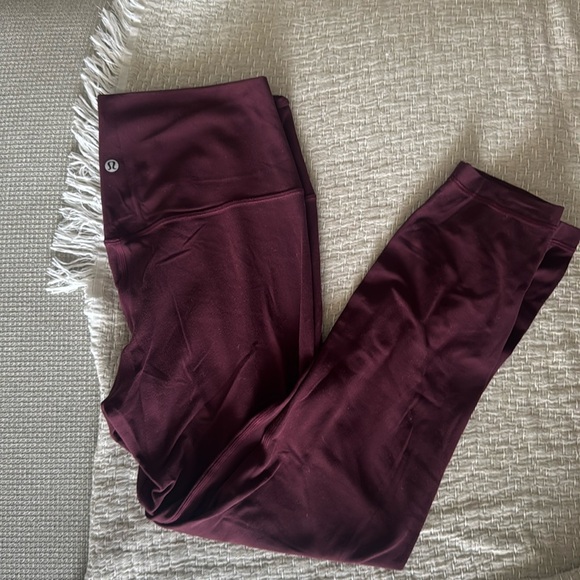 lululemon athletica Pants - Lululemon Align 25-Burgundy
